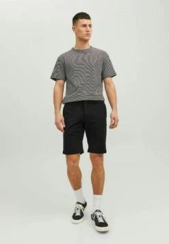 Jack & Jones Regular Fit Mit Stretch-Anteil Modell 'Phil' - Shorts - Black 10 Jack & Jones Regular Fit Mit Stretch-Anteil Modell 'Phil' - Shorts - Black -Solid Ventas d26cfff42ede4817aa765604c78da277