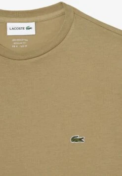 Lacoste Camiseta Básica - Beige -Solid Ventas d3235d7ffc734928bb11c711fd58adfa