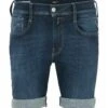 Replay Anbass - Shorts Vaqueros - Dark Blue