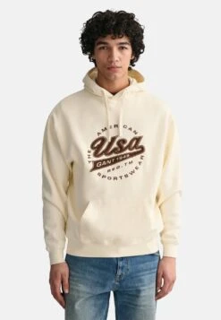 Gant Usa- Jersey Con Capucha - Cream
