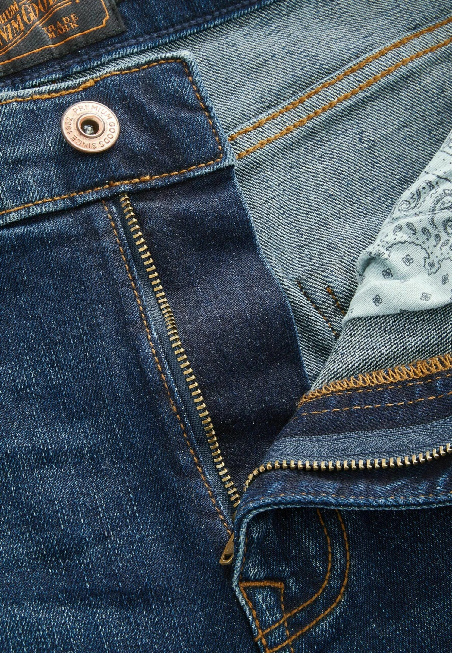 Next Premium Aus Schwerem - Vaqueros Slim Fit - Indigo Blue 6 Next Premium Aus Schwerem - Vaqueros Slim Fit - Indigo Blue - Imagen 4