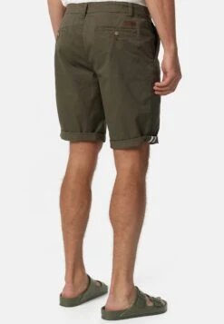 Indicode Jeans Shorts - Dark Green -Solid Ventas dcb464102d22444780b8282b304408f4