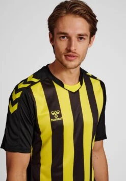 Hummel Core Xk- Camiseta Estampada - Black Blazing Yellow -Solid Ventas dd88a692a7694861acbb10a2e1c10507
