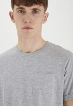 Blend Bhnasir- Camiseta Básica - Stone Mix -Solid Ventas df3209018d70452b8524e2f79d1ba584