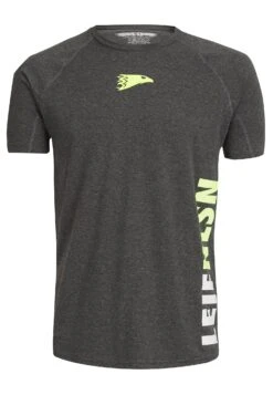 GymRundhals- Camiseta Estampada - Anthrazit/Gelb -Solid Ventas e6f5ca44dd7e4fa7a9da0d3b3a524d06