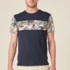Mit Kurzen Ärmeln - Camiseta Estampada - Bleu -Solid Ventas e759115a5b4d4a3da48895758cade108