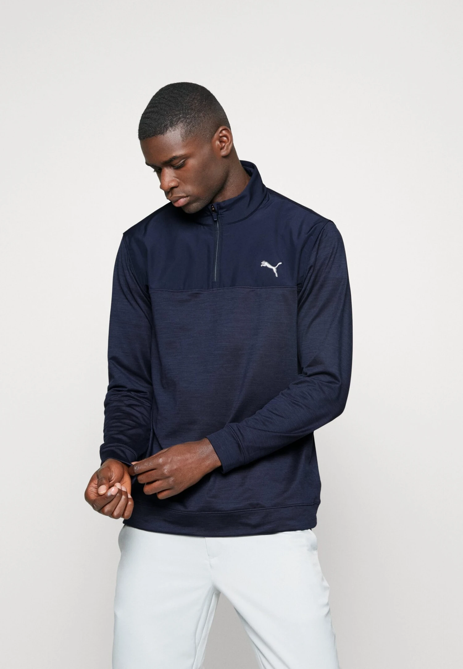 PUMA Golf Cloudspun Colorblock Zip - Sudadera - Navy Blazer 3 PUMA Golf Cloudspun Colorblock Zip - Sudadera - Navy Blazer