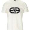 Con Maxi Logo Panna Emporio Armani - Camiseta Estampada - White -Solid Ventas e9dd83d9531345e4a639e1c385684f6c