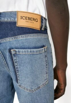 Iceberg Pantalone- Vaqueros Rectos - Indaco -Solid Ventas eba9646b74064b7fbb27ccc4d359640a