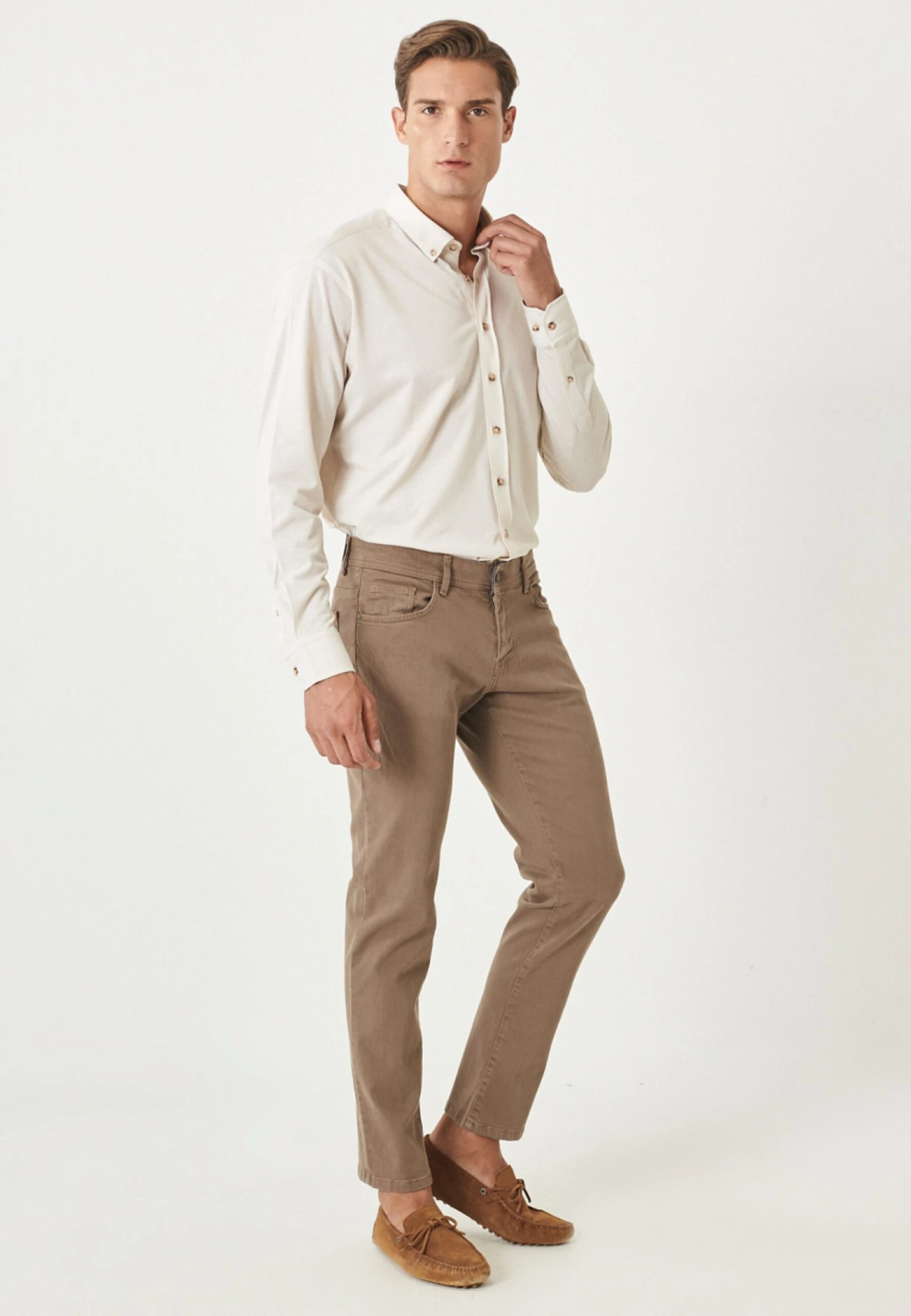 Vaqueros Rectos - Mink 6 Vaqueros Rectos - Mink - Imagen 4