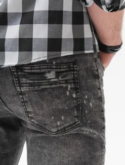 Vaqueros Slim Fit - Grey -Solid Ventas f2799a83ccb34039b2adfb1fb3bbb0cd