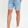 Threadbare Thb Burt - Shorts Vaqueros - Light Wash