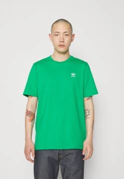 Adidas Originals Essential - Camiseta Básica - Green -Solid Ventas f4ede05998d64c86a4107a14228280ac