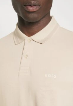 Boss Cotton Piquee Regular Fit Logo Polo - Polo - Medium Beige -Solid Ventas f597f5a5adc1489fab6b56368f786573