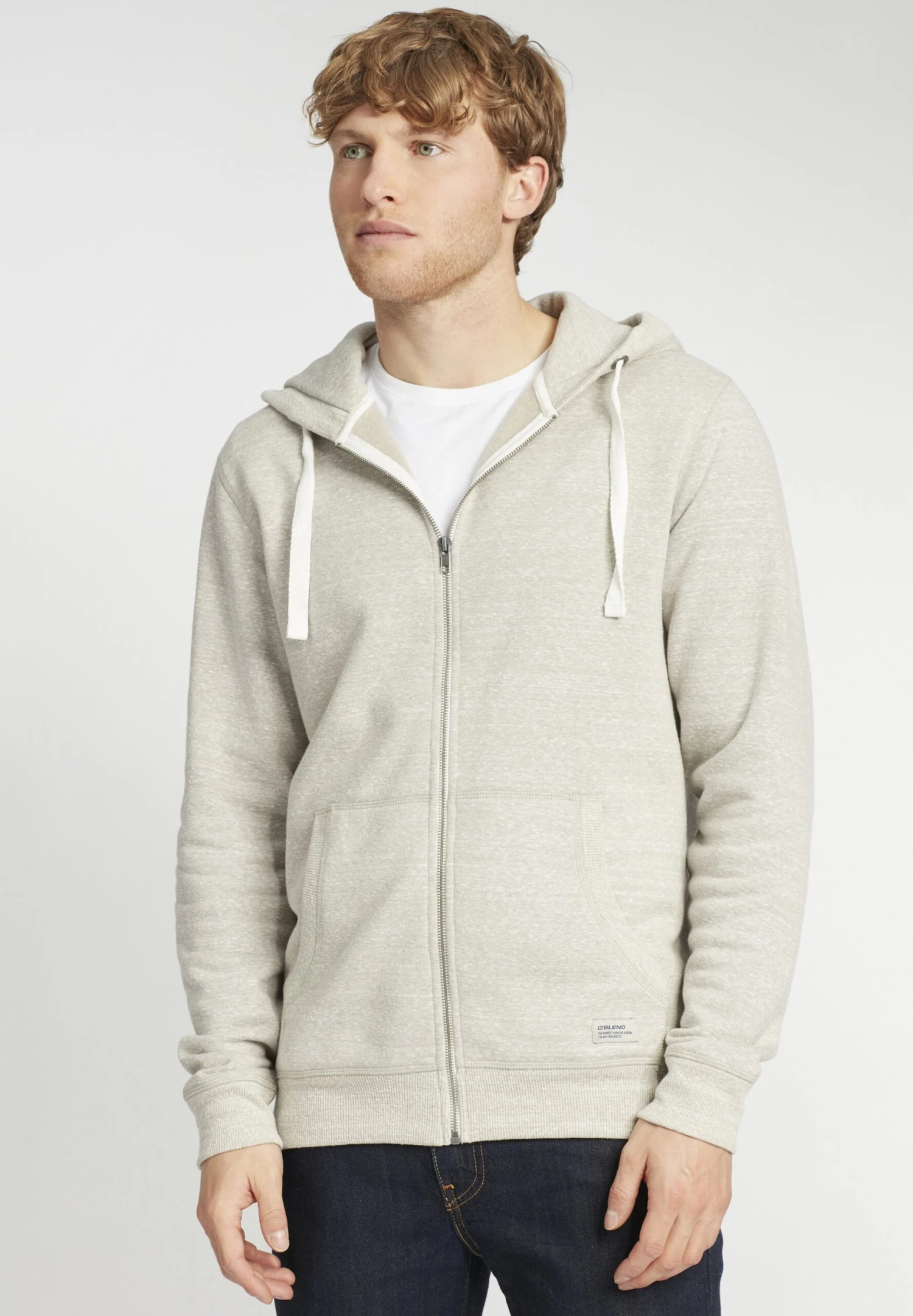 Blend Bhnix - Sudadera Con Cremallera - Stone Mix 3 Blend Bhnix - Sudadera Con Cremallera - Stone Mix