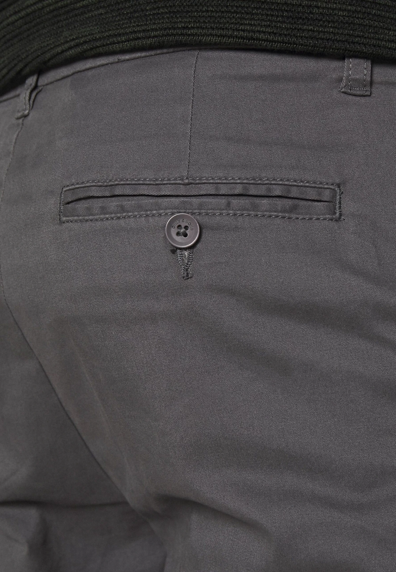 Only & Sons Onscam - Pantalones Chinos - Grey Pinstripe 7 Only & Sons Onscam - Pantalones Chinos - Grey Pinstripe - Imagen 5