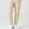 Skinny Fit - Pantalones Cargo - Beige