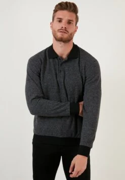 Regular Fit - Polo - Grey -Solid Ventas fb6b211010a0483caca9607286fcb430