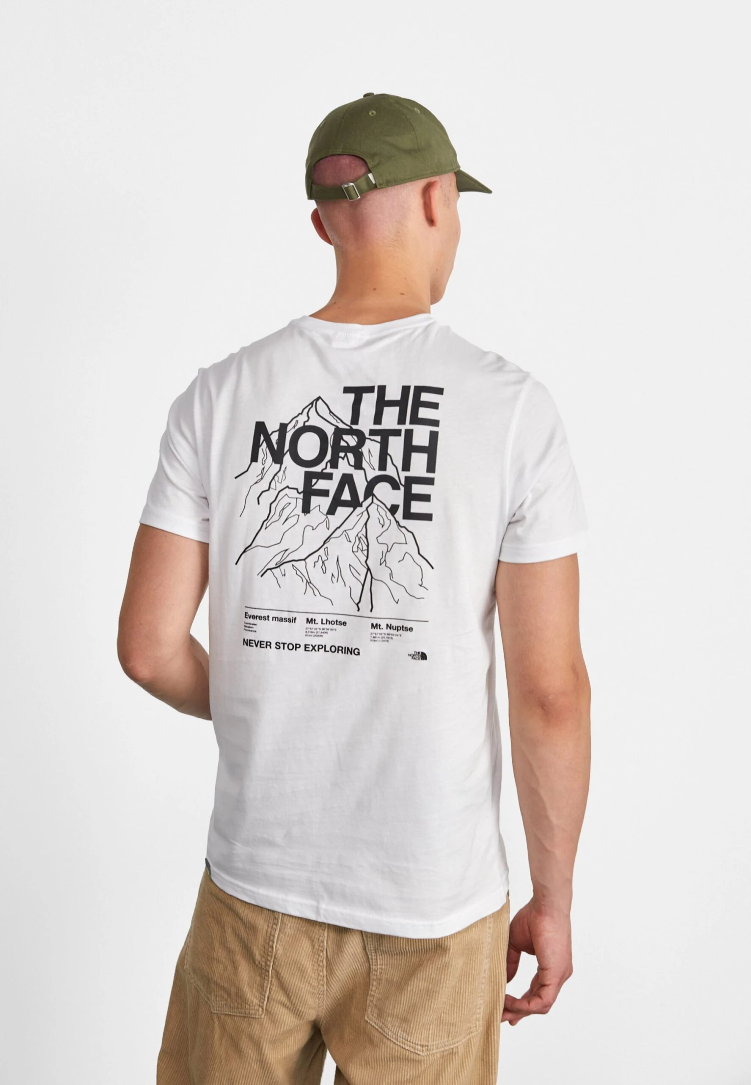 The North Face Mountain Outline Tee - Camiseta Estampada - White/Black 3 The North Face Mountain Outline Tee - Camiseta Estampada - White/Black