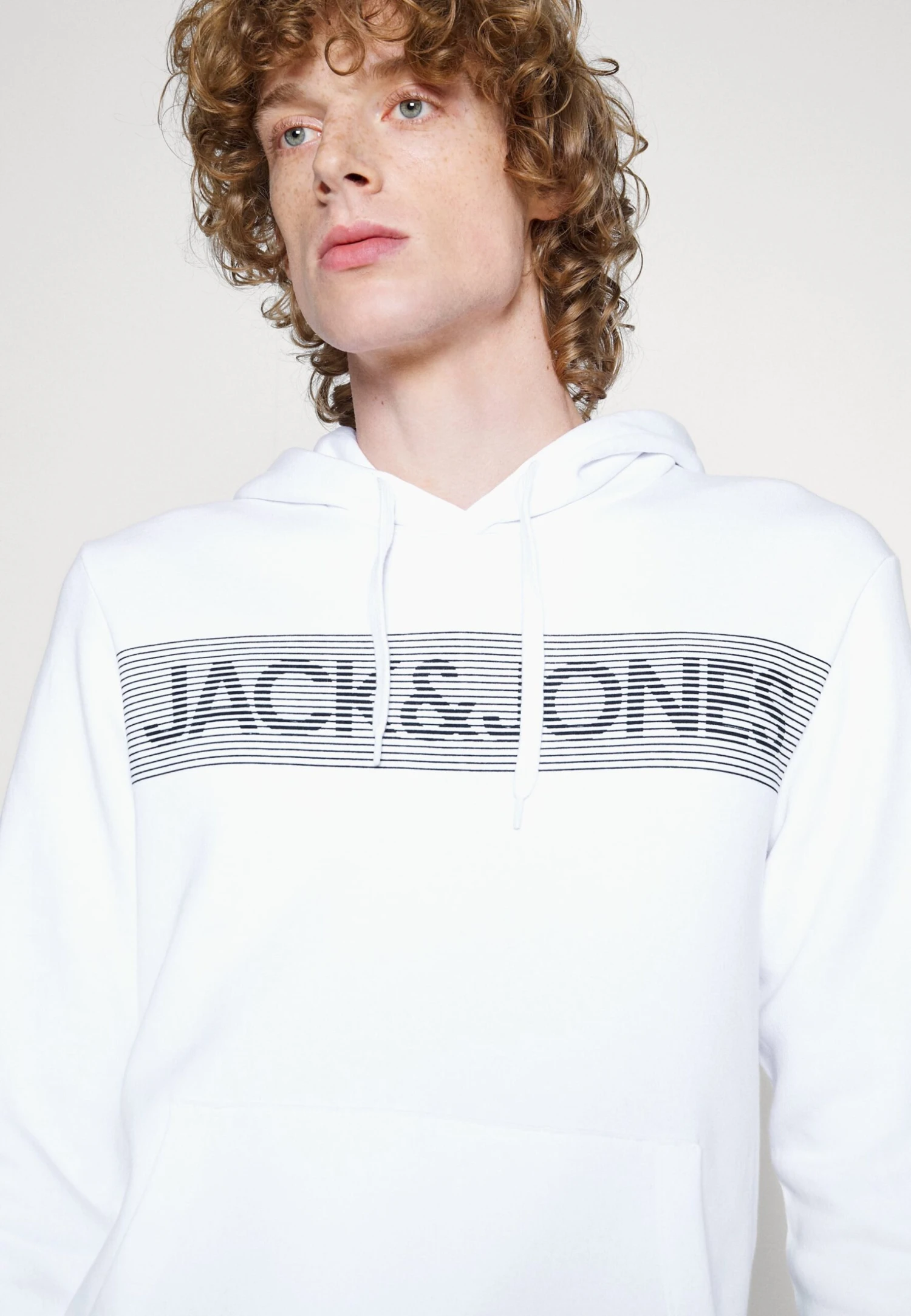 Jack & Jones Ecorp Logo Noos - Jersey Con Capucha - White 7 Jack & Jones Ecorp Logo Noos - Jersey Con Capucha - White - Imagen 5