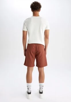 DeFacto Relax Fit- Shorts - Brown -Solid Ventas ffc96d61778947bc9f81da157e54ef54